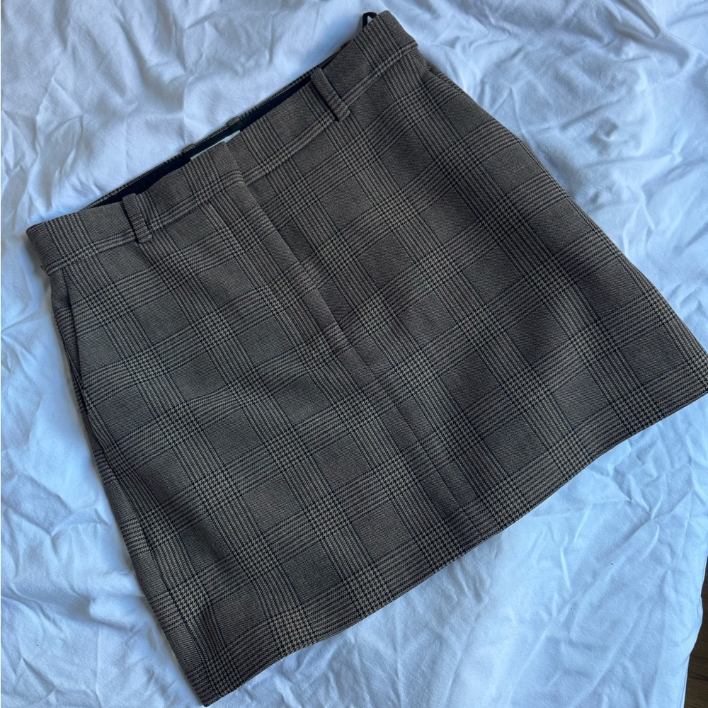 Aritzia Babaton Skirt - Brown/Taupe